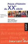 Précis d'histoire du XXe siècle vignette